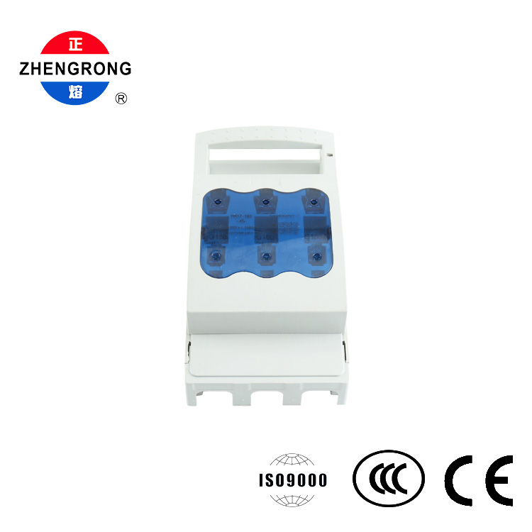 3 துருவ உருகி சுவிட்ச் டிஸ்கனெக்டர் 160A 690V DIN ரயில்
