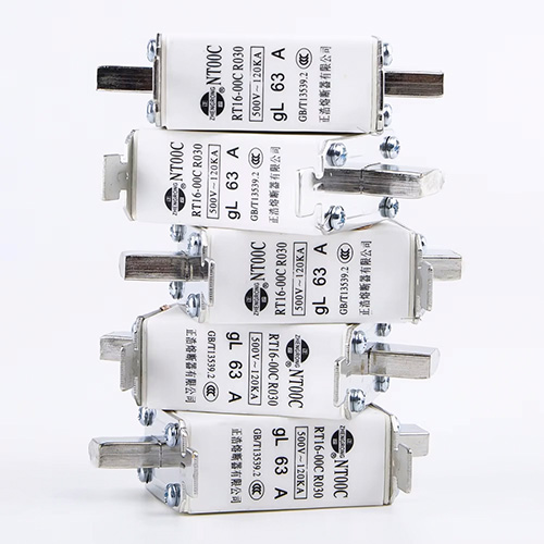 தனிப்பயன் மொத்த குறைந்த மின்னழுத்த NT00C AC ஃபியூஸ் இணைப்பு கத்தி லிட்டில் பிளேட் உயர் உடைக்கும் திறன் செம்பு 100A CE