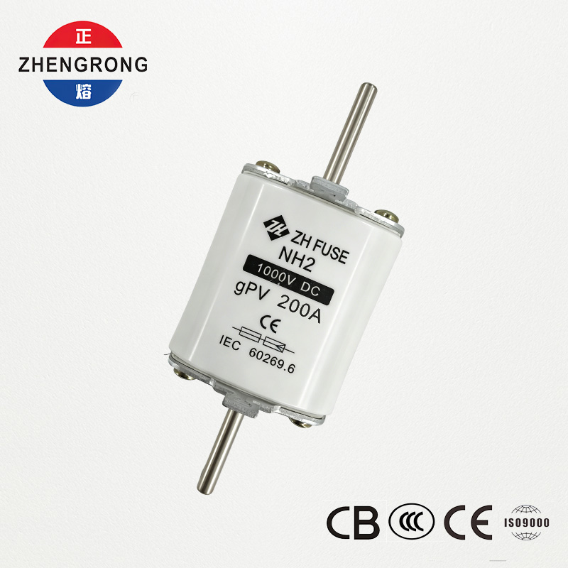 NH2 200A 1000V DC gPV ஒளிமின்னழுத்த உருகி இணைப்பு - IEC 60269.6 சான்றளிக்கப்பட்டது