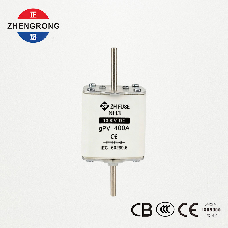 சூரிய PV அமைப்புகளுக்கான NH3 1000V DC 400A gPV ஃப்யூஸ்
