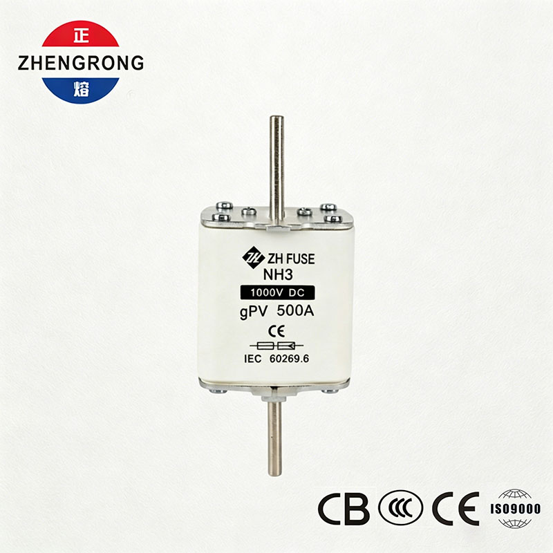 சூரிய PV அமைப்புகளுக்கான NH3 1000V DC 500A gPV ஃப்யூஸ்