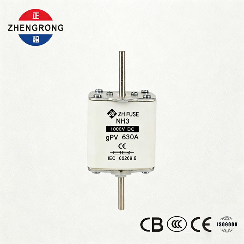 சூரிய PV அமைப்புகளுக்கான NH3 1000V DC 630A gPV ஃப்யூஸ்