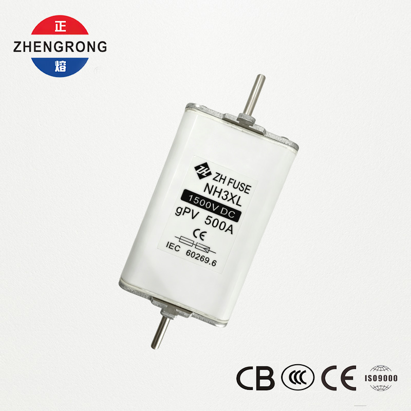 NH3XL 500A 1500V DC gPV ஒளிமின்னழுத்த உருகி இணைப்பு - IEC 60269.6 சான்றளிக்கப்பட்டது