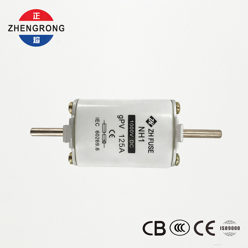 PV DC Fuse NH1 125A 1000V | CE & IEC 60269.6 சூரிய வரிசைகளுக்கு அங்கீகரிக்கப்பட்டது