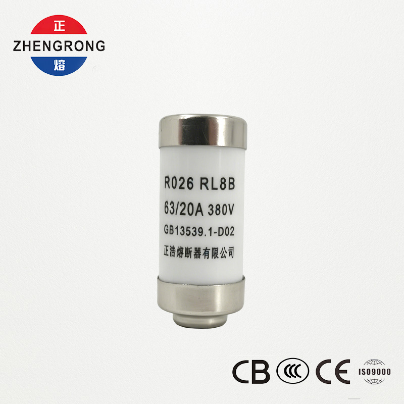 RL8B R026 380V உருகி | 20A/63A D02 தரநிலை