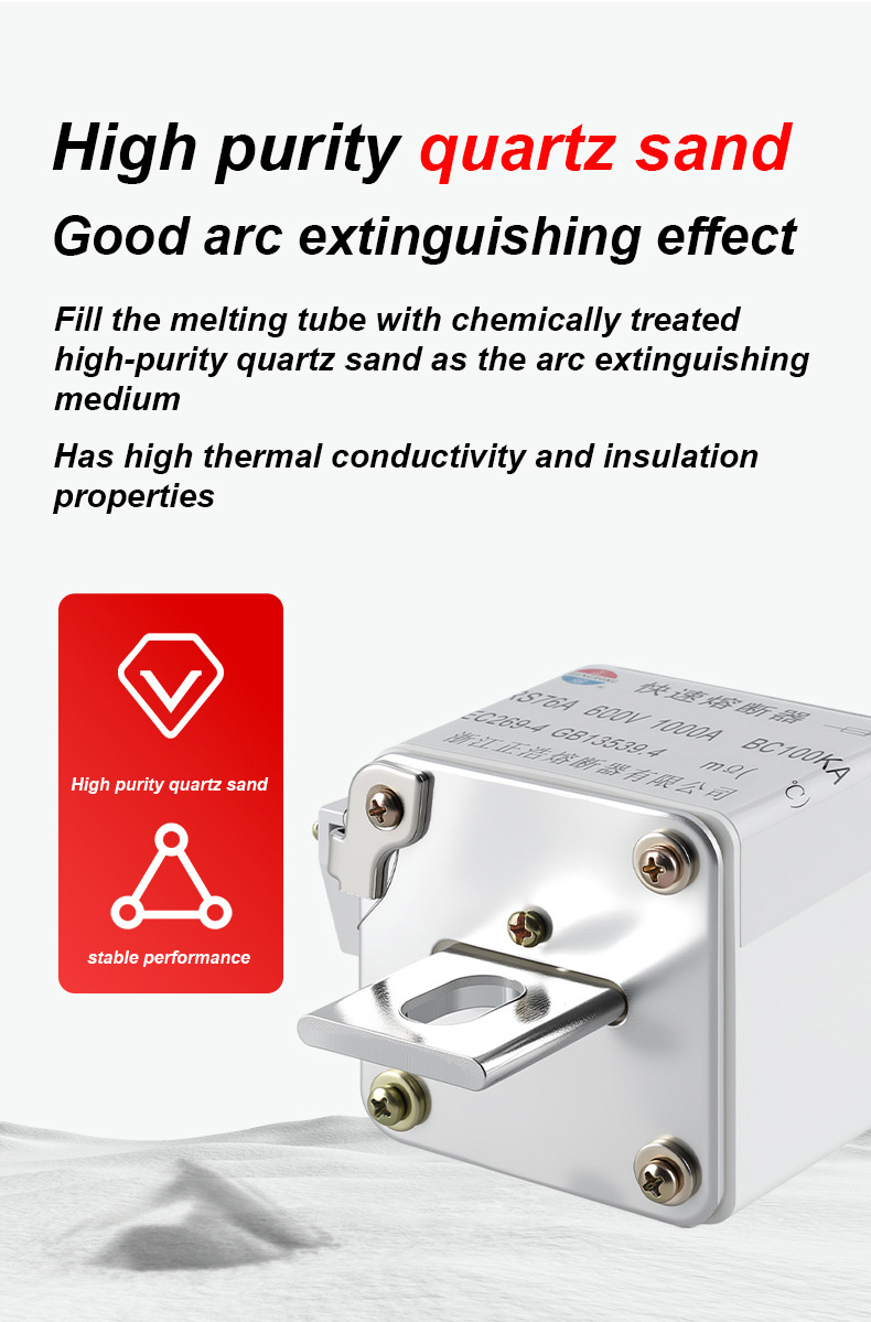 RS76A 600V 100A BC100KA உருகி இணைப்புகள்