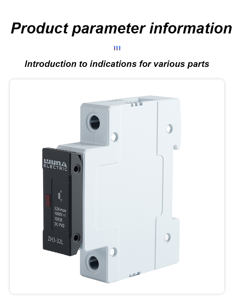 ZH32L DC 1000V ஃப்யூஸ் ஹோல்டர்