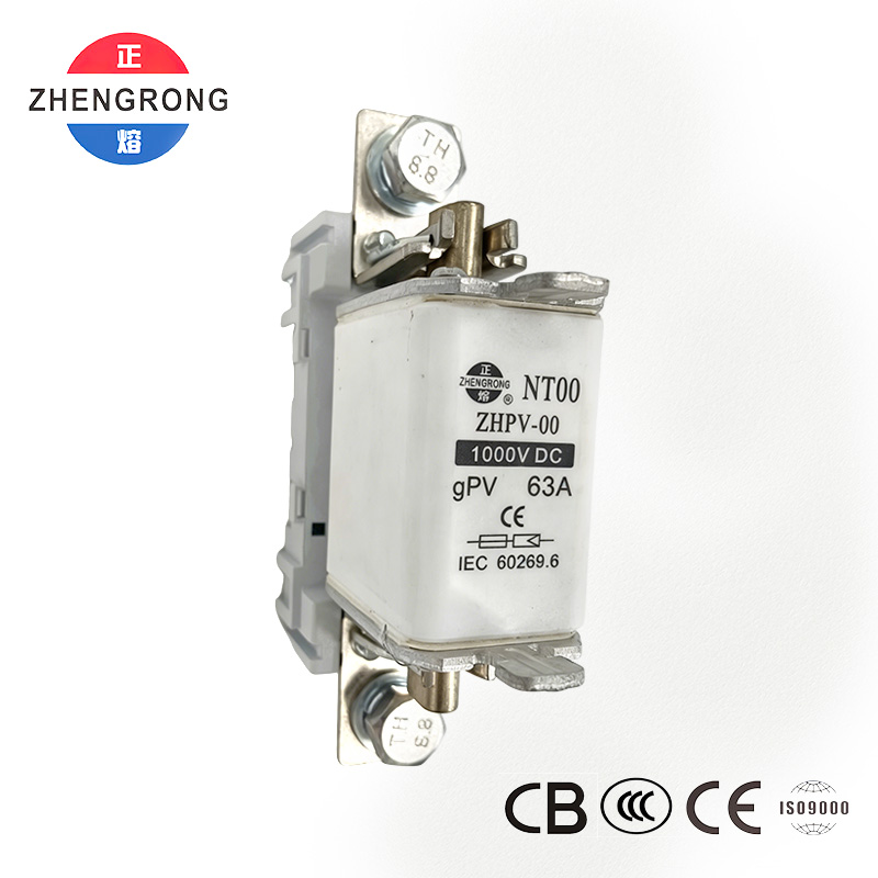ZHPV-00 63A 1000V DC ஒளிமின்னழுத்த பாதுகாப்பு உருகி - CE சான்றளிக்கப்பட்டது